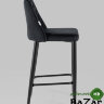 Стул полубарный Диего велюр черный