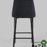 Стул полубарный Диего велюр черный