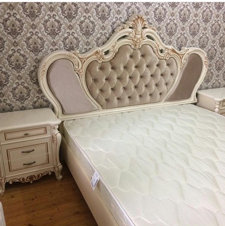 Спальня Беатрис беж с 5дв. шкафом