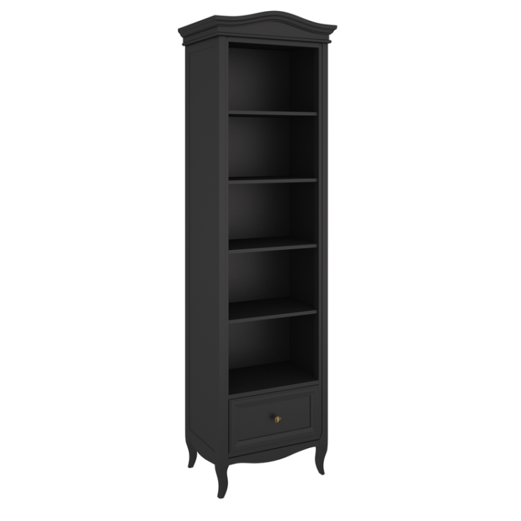 Стеллаж узкий М605BL черный