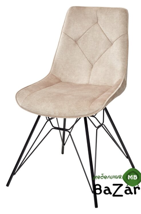 Стул MARBELLA PK6015-10 (VBP210) античный бежевый, велюр