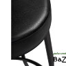 Барный стул Satearant черный полимер / темный мусс