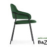 Стул Инклес темно-зеленый / черный глянец