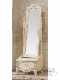 8802. Трюмо "Милано" Dresser mirror MK-1823-IV 60х44х188 см, "Слоновая кость", в разобр. виде