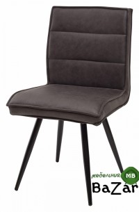 Стул SYLVIE MF-08, темно-серый, микрофибра MF-08