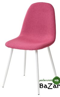 Стул CASSIOPEIA G064-23 фуксия, ткань/ белый каркас 