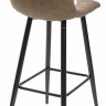Барный стул SPICE PK-01 серо-коричневый, ткань микрофибра