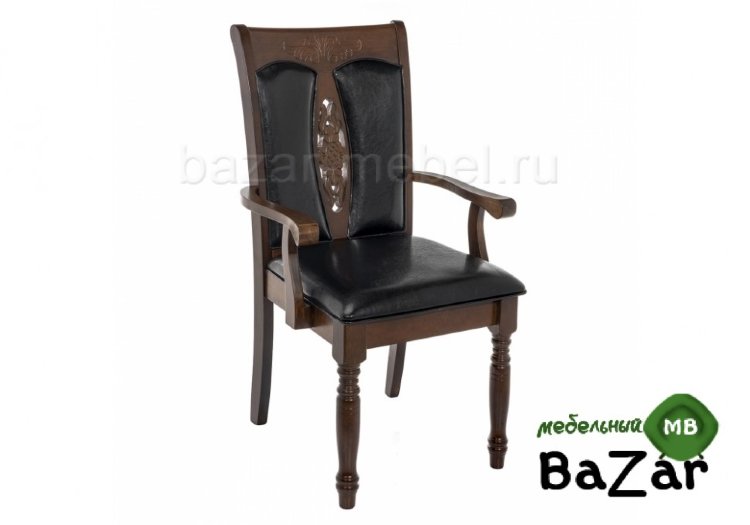 Кресло Gala dirty oak / black