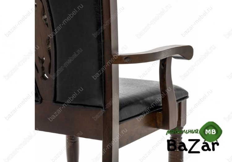 Кресло Gala dirty oak / black