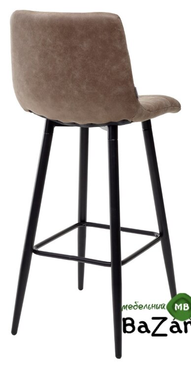 Барный стул SPICE MF-06 теплый серый, ткань микрофибра