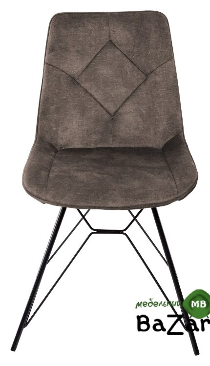 Стул MARBELLA PK6015-08 (VBP208) античный серо-бежевый, велюр