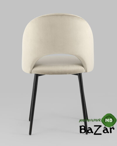 Стул Меган велюр бежевый Стул Меган велюр бежевый