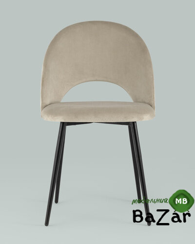 Стул Меган велюр бежевый Стул Меган велюр бежевый