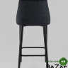 Стул полубарный Коби велюр черный