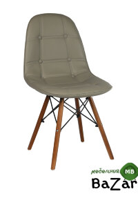 Стул Palermo в стиле Eames дымный/экокожа