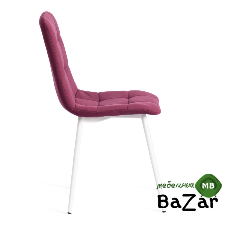Стул CHILLY MAX тёмная фуксия/белый