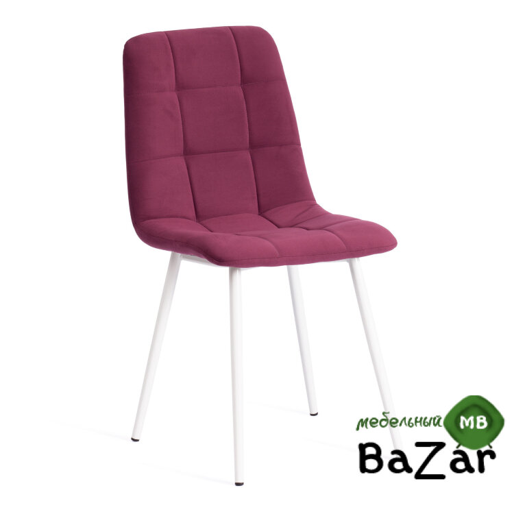Стул CHILLY MAX тёмная фуксия/белый