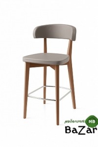 Стул SIREN CB/1543,  BCH P201 WALNUT/ Ekos G8Q TAUPE