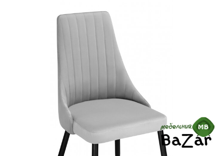 Стул Кора светло-серый / черный