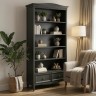 Стеллаж широкий М606BL черный