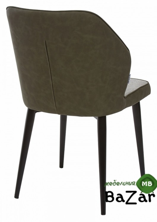 Стул SEATTLE светло-серый меланж FC-01/ RU-04 (кант RU-04) Стул SEATTLE светло-серый меланж FC-01/ RU-04 (кант RU-04)