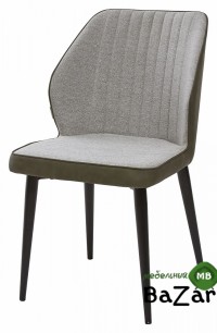 Стул SEATTLE светло-серый меланж FC-01/ RU-04 (кант RU-04) Стул SEATTLE светло-серый меланж FC-01/ RU-04 (кант RU-04)