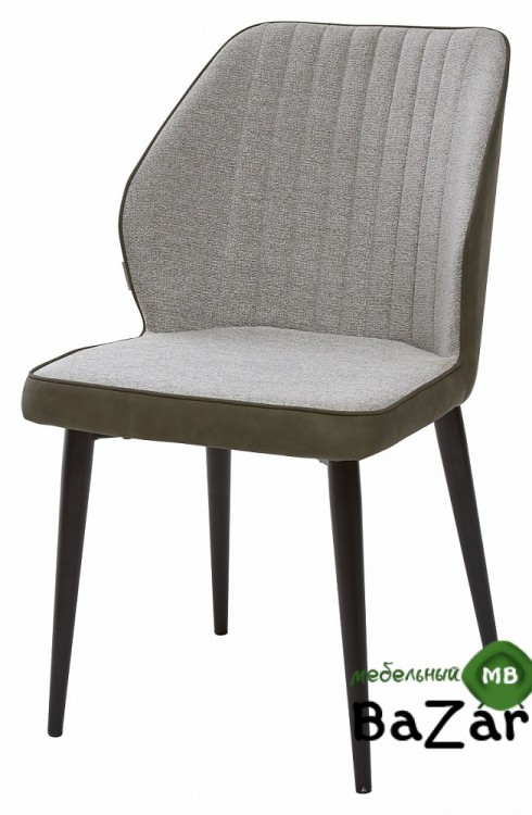 Стул SEATTLE светло-серый меланж FC-01/ RU-04 (кант RU-04) Стул SEATTLE светло-серый меланж FC-01/ RU-04 (кант RU-04)