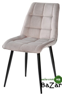 Стул CHIC G108-10 светлый кварц, велюр Стул CHIC G108-10 светлый кварц, велюр