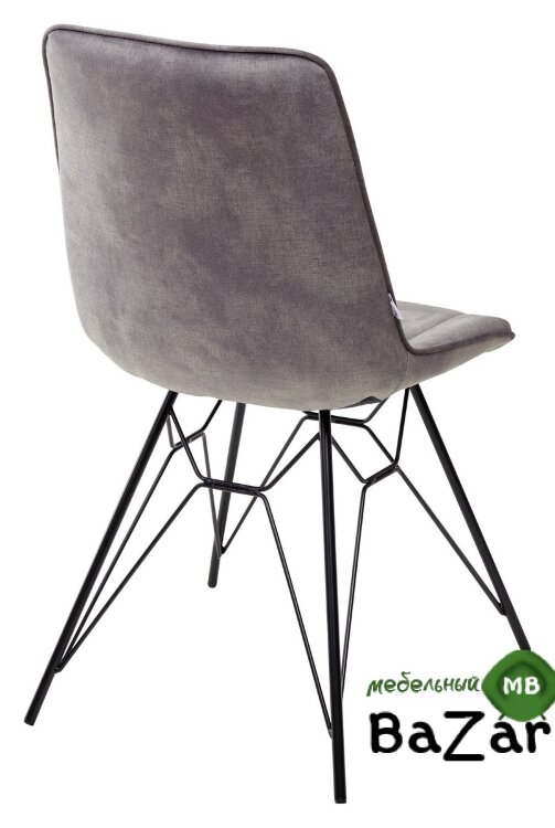 Стул MARBELLA PK6015-02 (VBP202) античный темно-серый, велюр