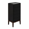 Комод высокий 5 ящиков MRS315BL Черный