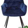 Стул MALTA BLUVEL-86 NAVY BLUE, велюр
