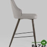 Стул полубарный Коналл экокожа серый