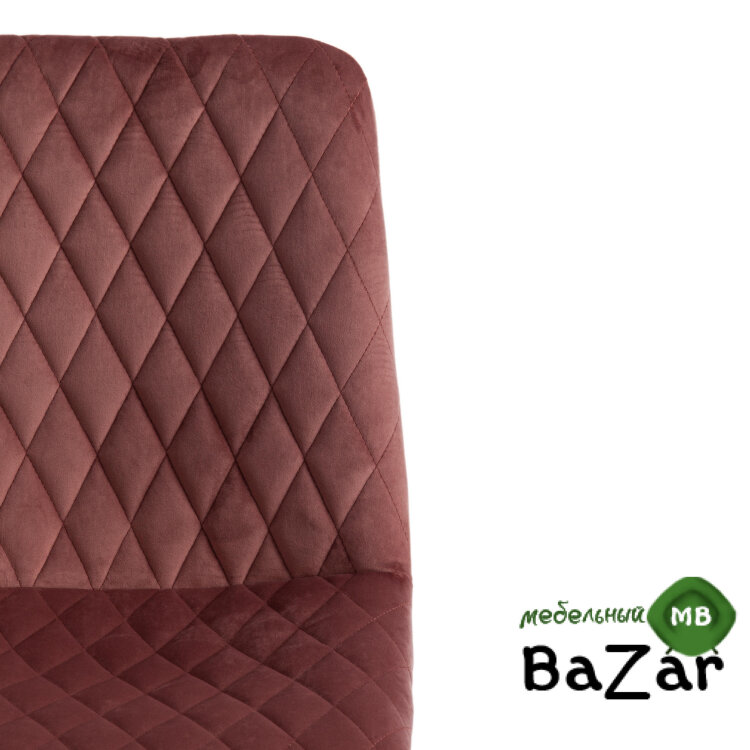 Стул CHILLY X (mod. 7096-1) коралловый barkhat 15 /черный Стул CHILLY X (mod. 7096-1) коралловый barkhat 15 /черный