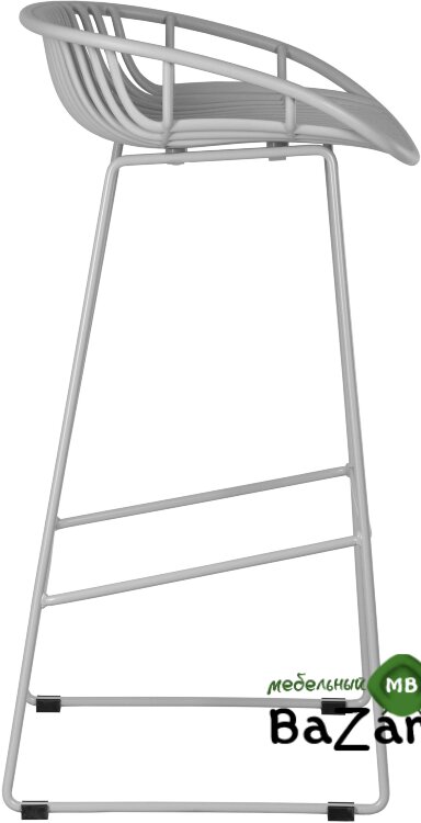 Стул барный FRANK (светло-серый)