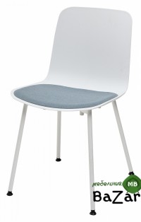 Стул SLEEK F10FA WHITE - BLUE