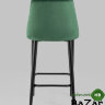 Стул барный ДИЕГО велюр зелёный