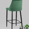 Стул барный ДИЕГО велюр зелёный