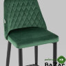 Стул барный ДИЕГО велюр зелёный