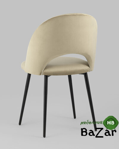 Стул Меган велюр капучино Стул Меган велюр капучино