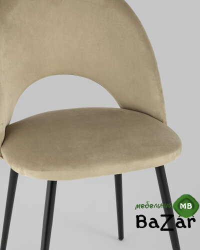 Стул Меган велюр капучино Стул Меган велюр капучино