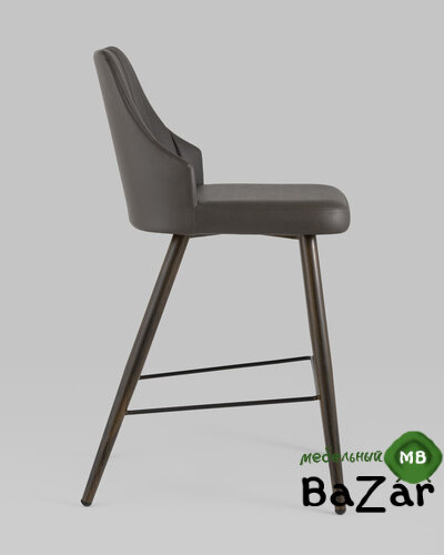 Стул полубарный Коналл экокожа таупе