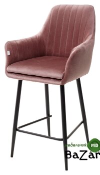 Полубарный стул Роден Blitz 08 Сиреневый, велюр (H=65cm)