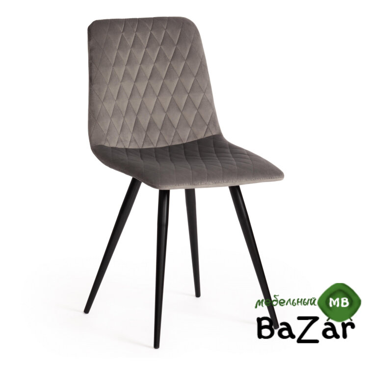 Стул CHILLY X (mod. 7096-1) серый barkhat 26/черный Стул CHILLY X (mod. 7096-1) серый barkhat 26/черный