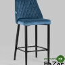 Стул барный ДИЕГО велюр пыльно-синий