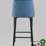 Стул барный ДИЕГО велюр пыльно-синий