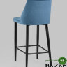 Стул барный ДИЕГО велюр пыльно-синий
