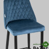 Стул барный ДИЕГО велюр пыльно-синий