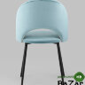 Стул Меган велюр пыльно-голубой Стул Меган велюр пыльно-голубой