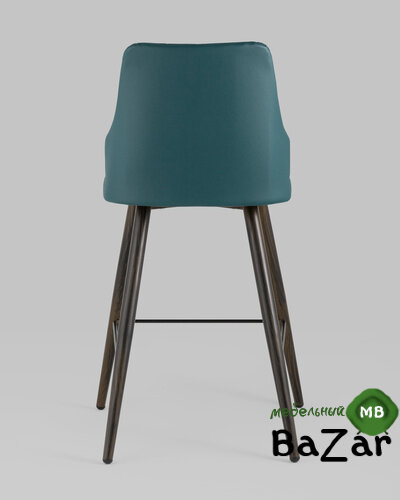 Стул полубарный Коналл экокожа темно-синий