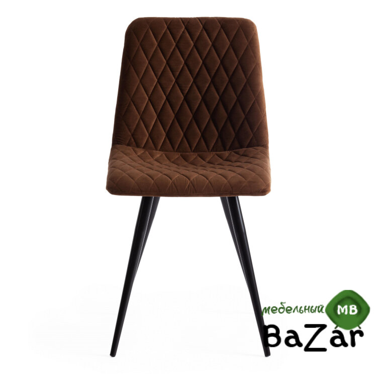 Стул CHILLY X (mod. 7096-1) коричневый barkhat 12/черный Стул CHILLY X (mod. 7096-1) коричневый barkhat 12/черный